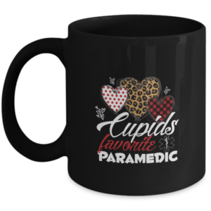 Valentines Day Paramedic Mug Gifts For Him Or Her - Cupids Favorite Paramedic - Unique Gift