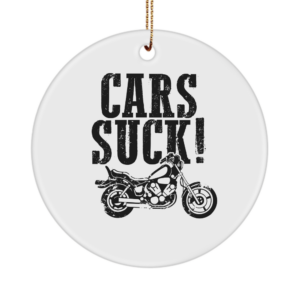 Motorcycle Ornament Gifts For Men Cars Suck Motorcycle Gift For Dad Papa White