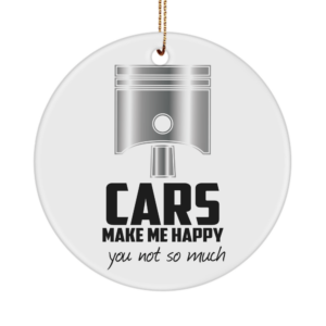 Car Mechanic Ornament Gifts Garage Auto Wrench Handyman Christmas For Dad Papa Men Husband White