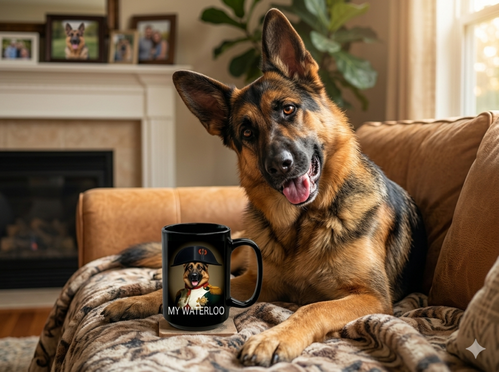 Napoleon German Shepherd Mug