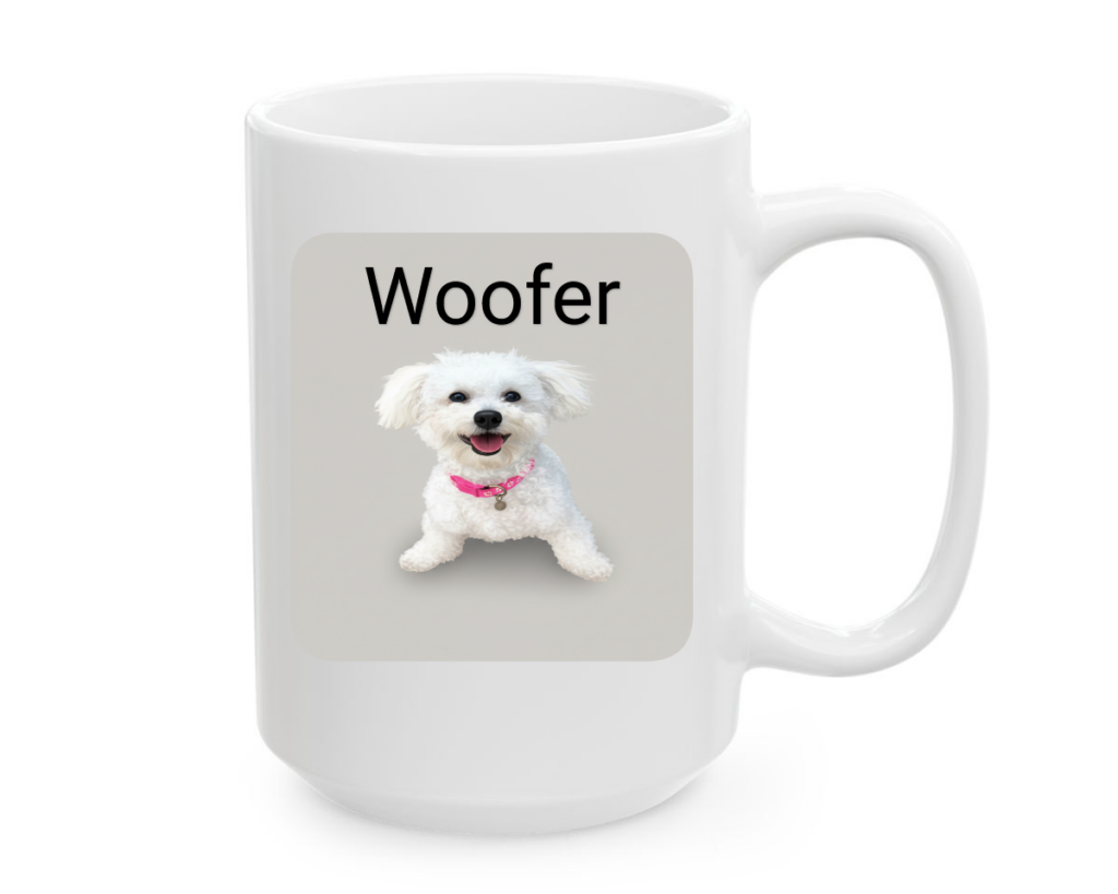 Modern Clean Style on White Mug
