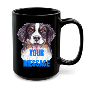 Water Color Breed Dog with Your Message