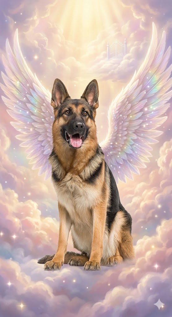 Angel Dog With Wings