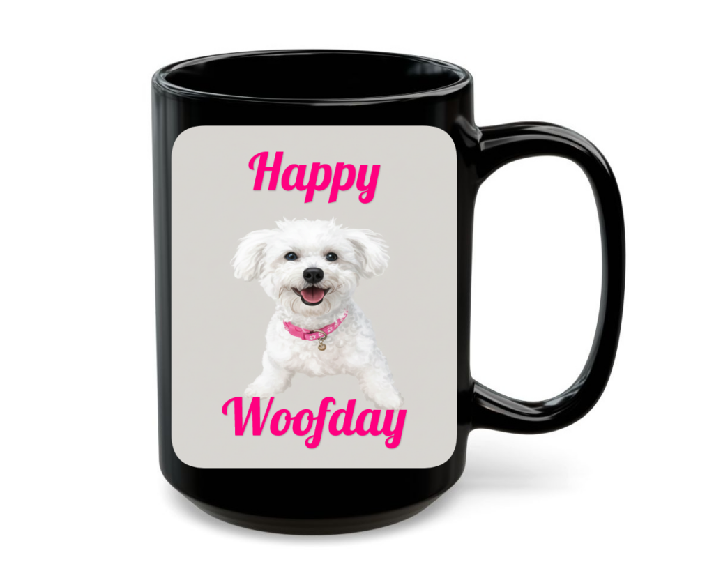 Modern Clean Style Black Mug