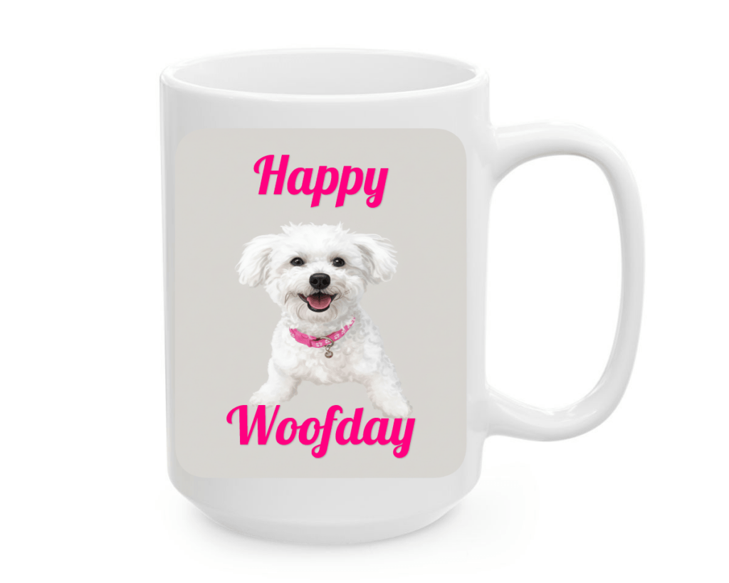 Happy Woofday White Mug