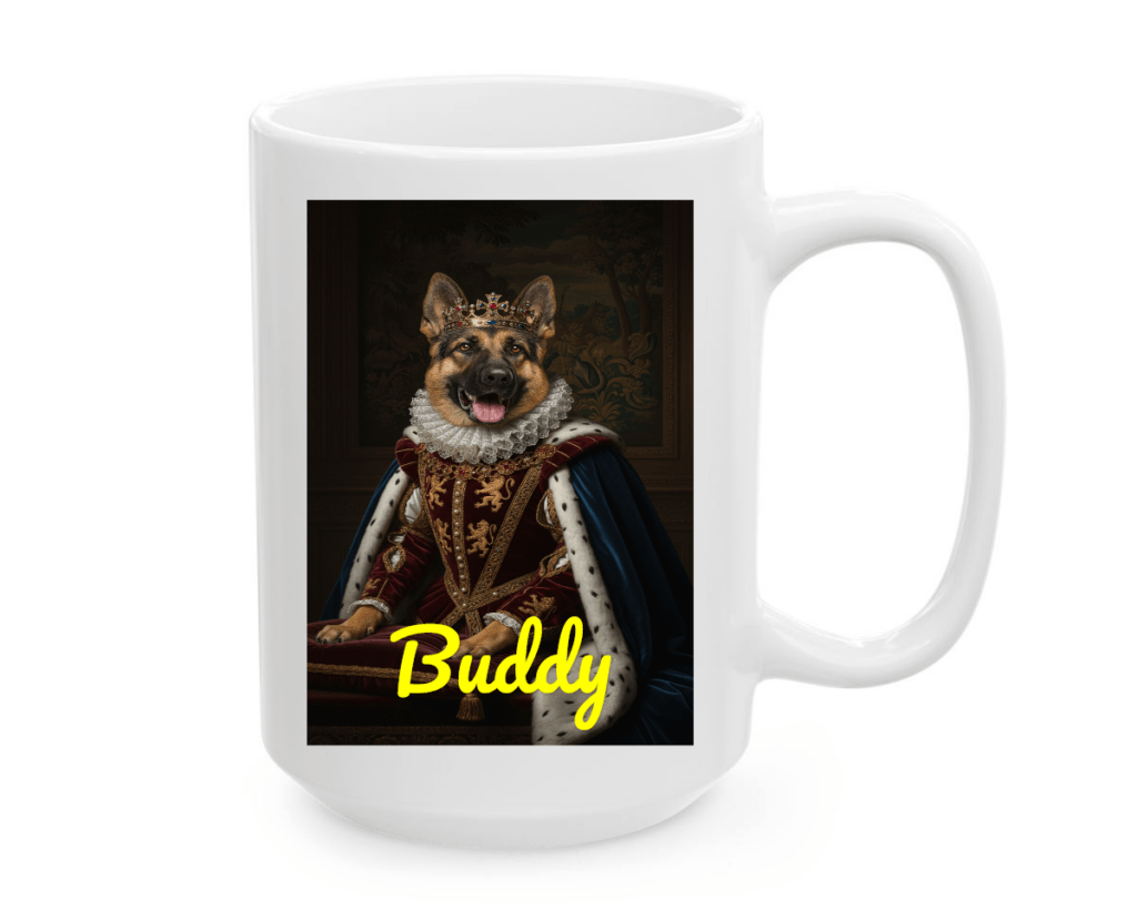 King Style White Mug
